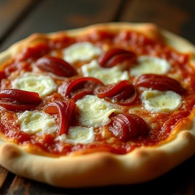 Pizza Toscana con salsiccia fresca e finocchiona